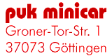 puk minicar, Groner-Tor-Strasse 1, 37073 Goettingen, Taxi und Kurierdienst